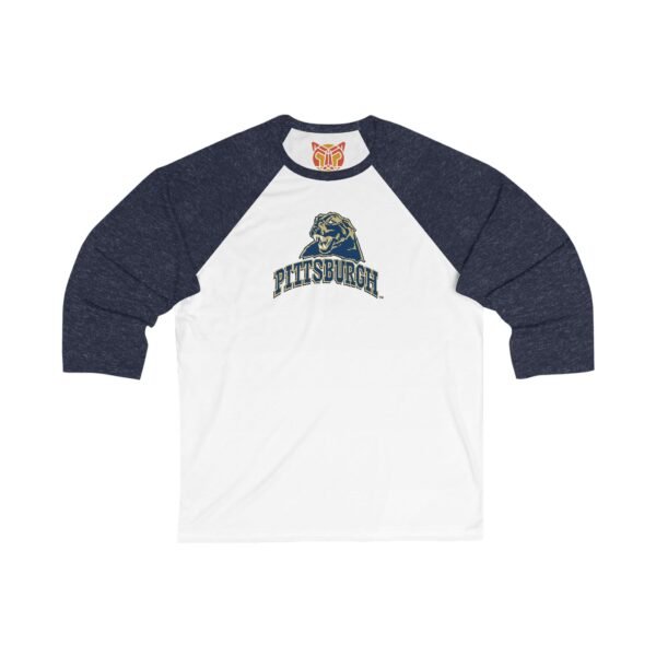Pittsburgh Panthers Unisex 3/4 Sleeve Baseball Tee - Image 7