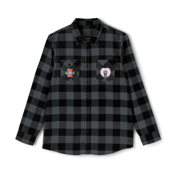 Illinois Fighting Illini Unisex Flannel Shirt - Image 5