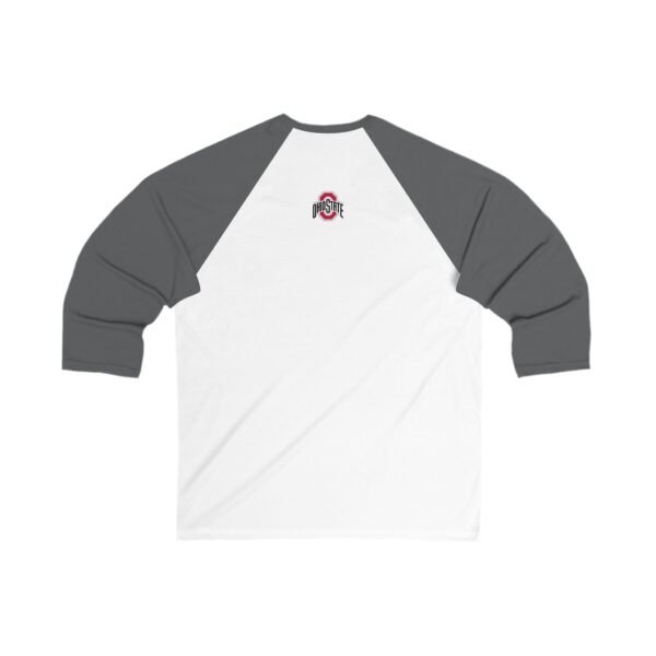 Ohio State Buckeyes Unisex 3/4 Sleeve Baseball Tee - Image 4