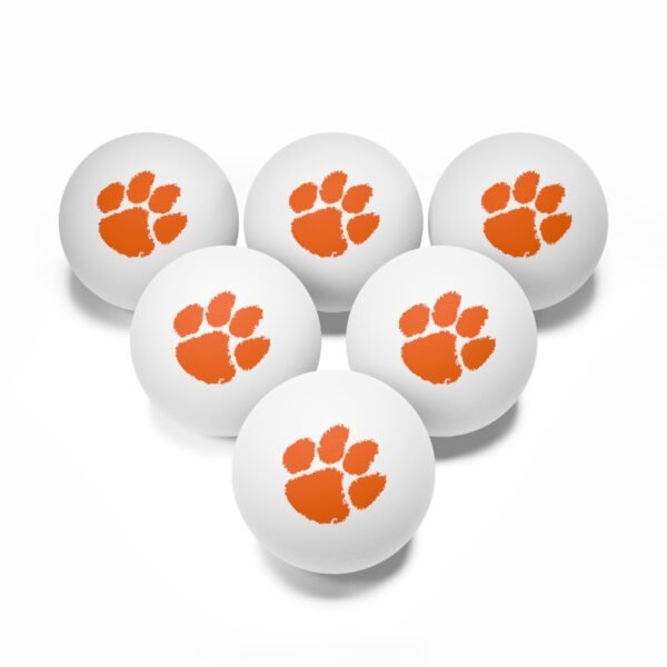 Clemson Tigers Ping Pong Balls, 6 pcs - Image 6