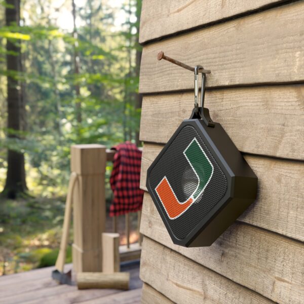 Miami Hurricanes Blackwater Outdoor Bluetooth Speaker - Image 3