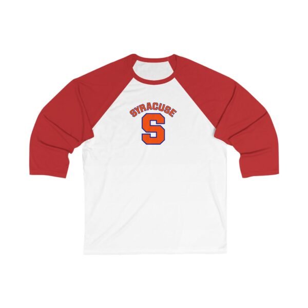 Syracuse Orange Unisex 3/4 Sleeve Baseball Tee - Image 5
