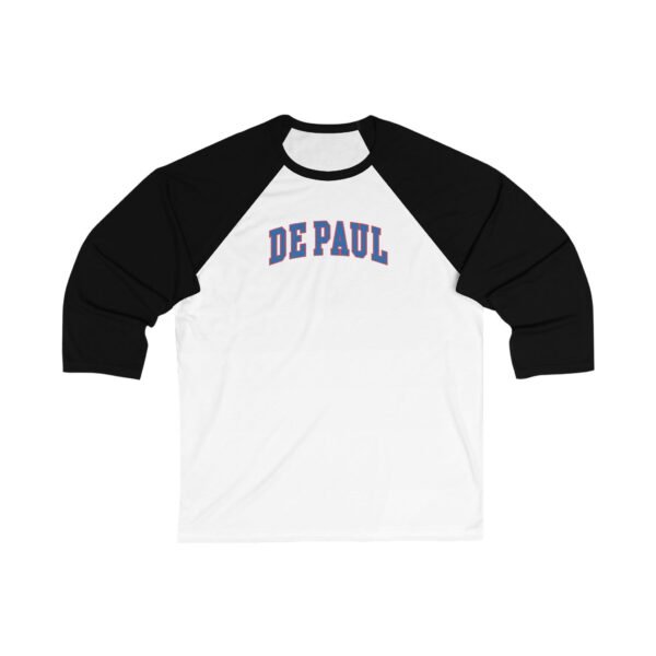 DePaul Blue Demons Unisex 3/4 Sleeve Baseball Tee