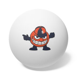 Syracuse Orange Ping Pong Balls, 6 pcs