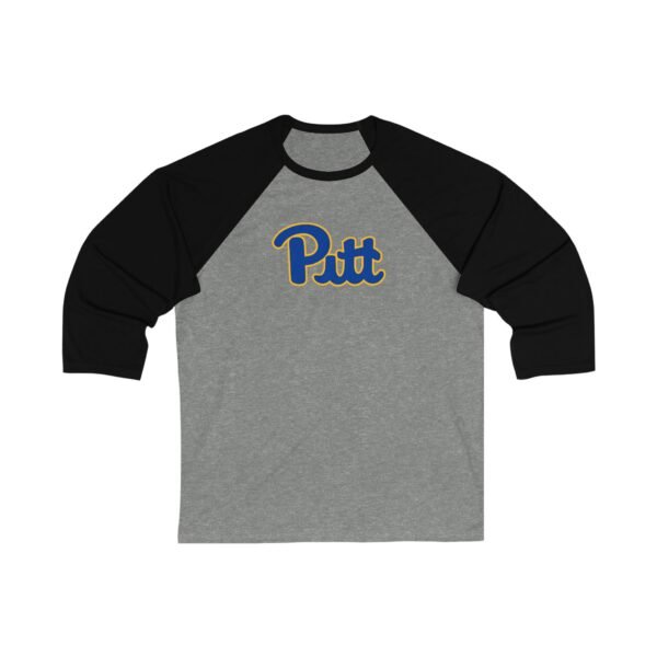 Pittsburgh Panthers Unisex 3/4 Sleeve Baseball Tee