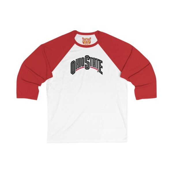 Ohio State Buckeyes Unisex 3/4 Sleeve Baseball Tee - Image 5