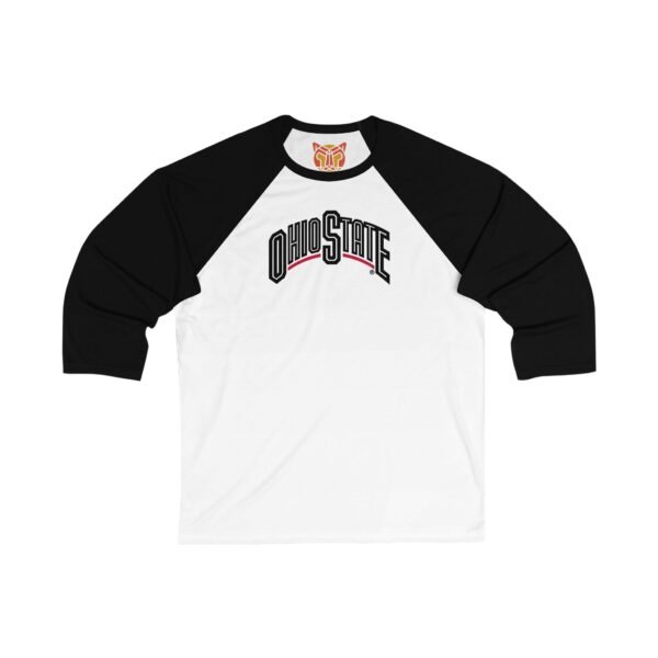 Ohio State Buckeyes Unisex 3/4 Sleeve Baseball Tee