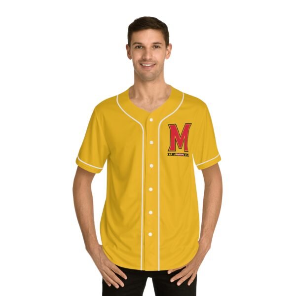 Maryland Terrapins Men's Baseball Jersey - Image 3