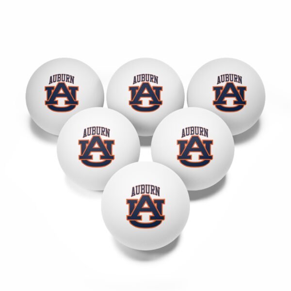 Auburn Tigers Ping Pong Balls, 6 pcs - Image 2
