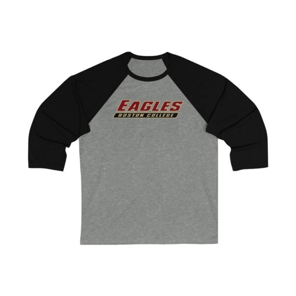 Boston College Eagles Unisex 3/4 Sleeve Baseball Tee - Image 5