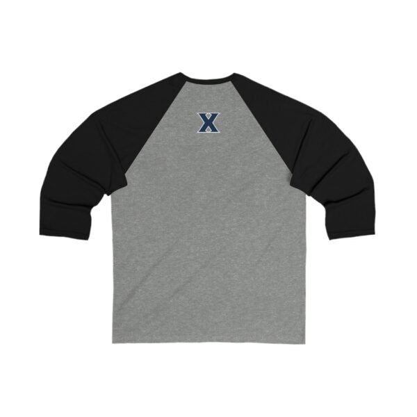 Xavier Musketeers Unisex 3/4 Sleeve Baseball Tee - Image 2