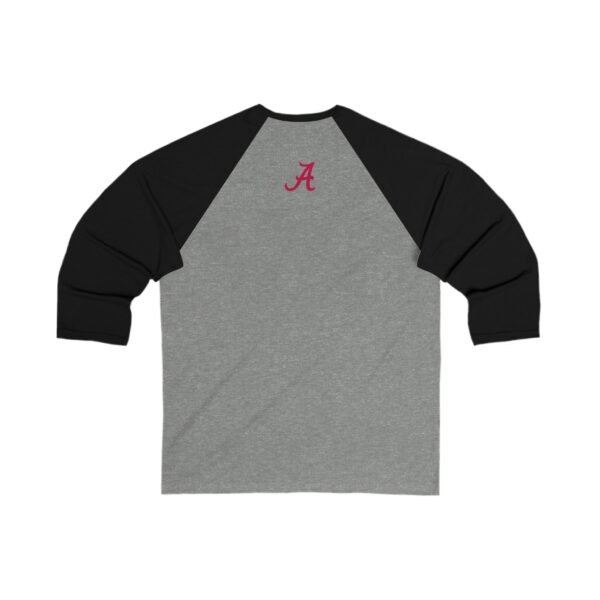 Alabama Crimson Tide Unisex 3/4 Sleeve Baseball Tee - Image 4