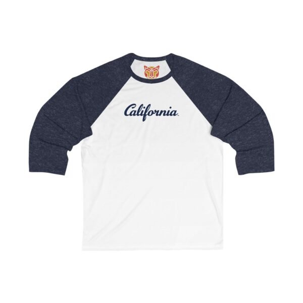 California Golden Bears Unisex 3/4 Sleeve Baseball Tee - Image 3