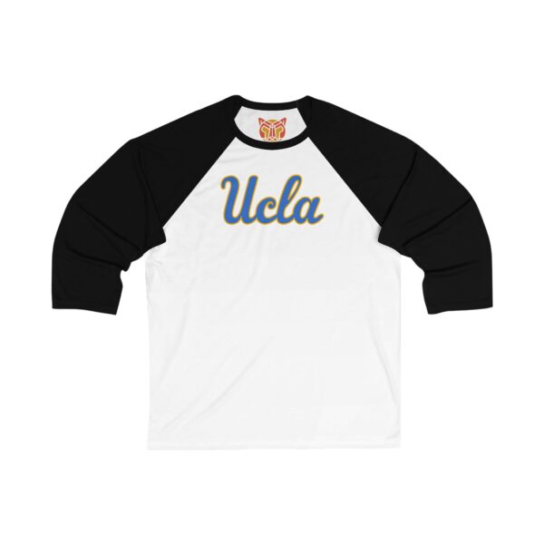 UCLA Bruins Unisex 3/4 Sleeve Baseball Tee - Image 3