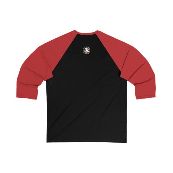 Florida State Seminoles Unisex 3/4 Sleeve Baseball Tee - Image 2