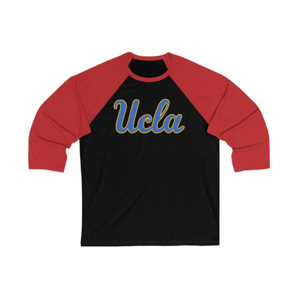UCLA Bruins Unisex 3/4 Sleeve Baseball Tee - Image 5