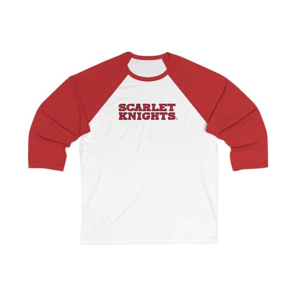 Rutgers Scarlet Knights Unisex 34 Sleeve Baseball Tee - Image 5