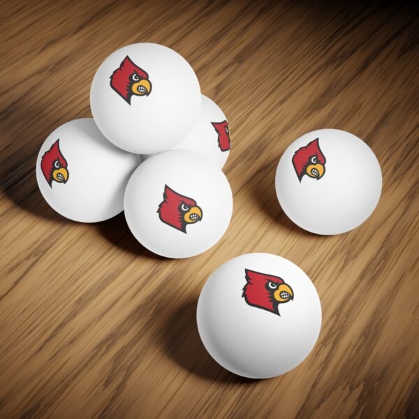 Louisville Cardinals Ping Pong Balls, 6 pcs - Image 4