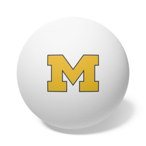 Michigan Wolverines Ping Pong Balls, 6 pcs - Image 5