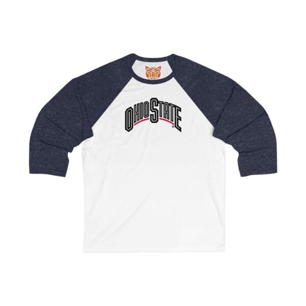 Ohio State Buckeyes Unisex 3/4 Sleeve Baseball Tee - Image 7
