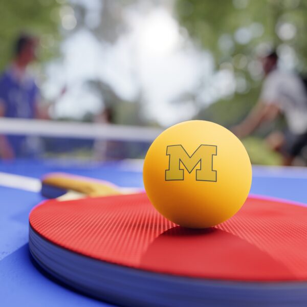 Michigan Wolverines Ping Pong Balls, 6 pcs