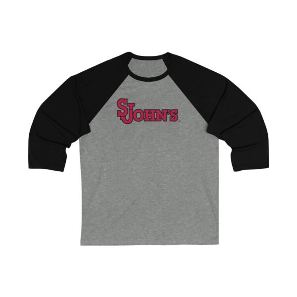 St. John's Red Storm Unisex 3/4 Sleeve Baseball Tee - Image 5