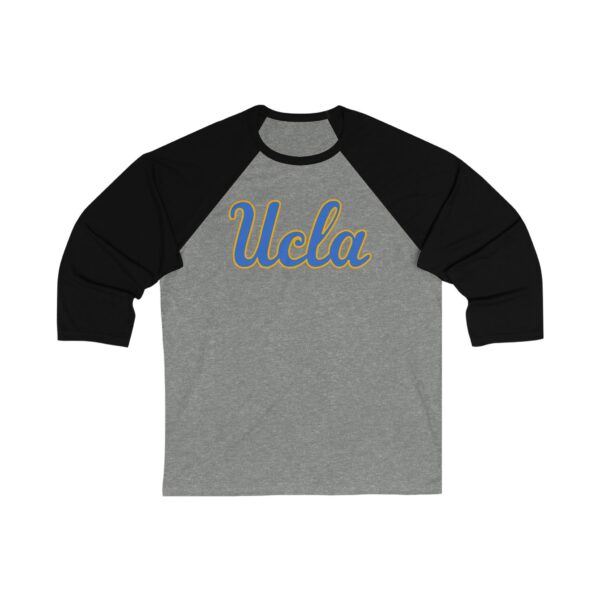 UCLA Bruins Unisex 3/4 Sleeve Baseball Tee - Image 3