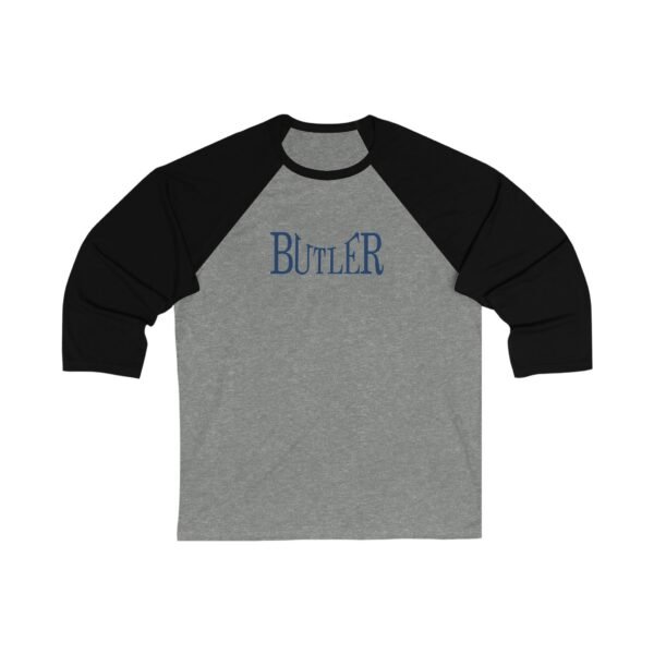 Butler Bulldogs Unisex 3/4 Sleeve Baseball Tee - Image 3