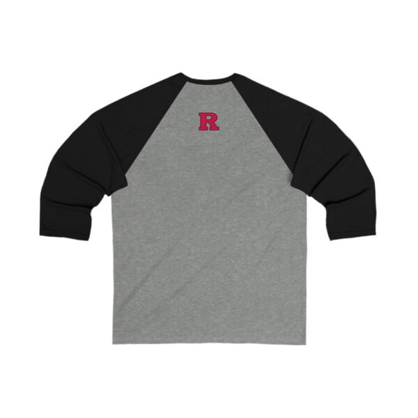 Rutgers Scarlet Knights Unisex 34 Sleeve Baseball Tee - Image 2