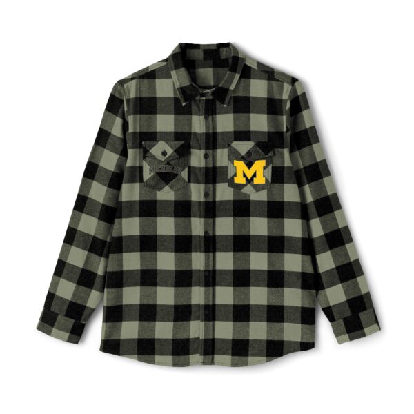 Michigan Wolverines Unisex Flannel Shirt - Image 5