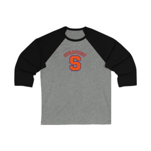 Syracuse Orange Unisex 3/4 Sleeve Baseball Tee