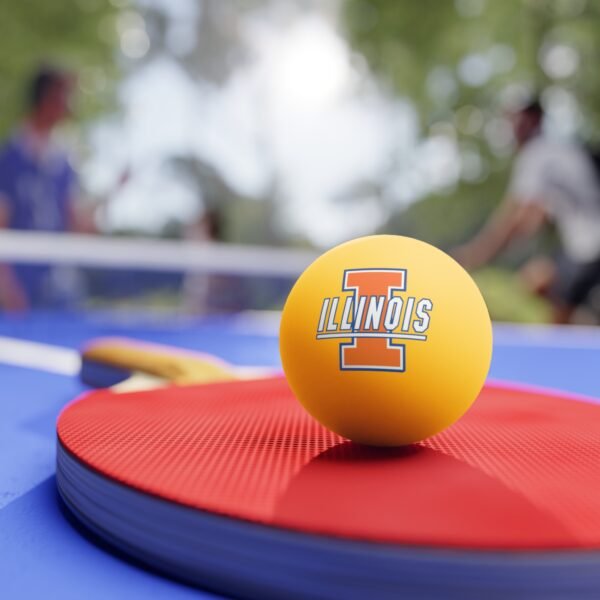 Illinois Fighting Illini Ping Pong Balls, 6 pcs