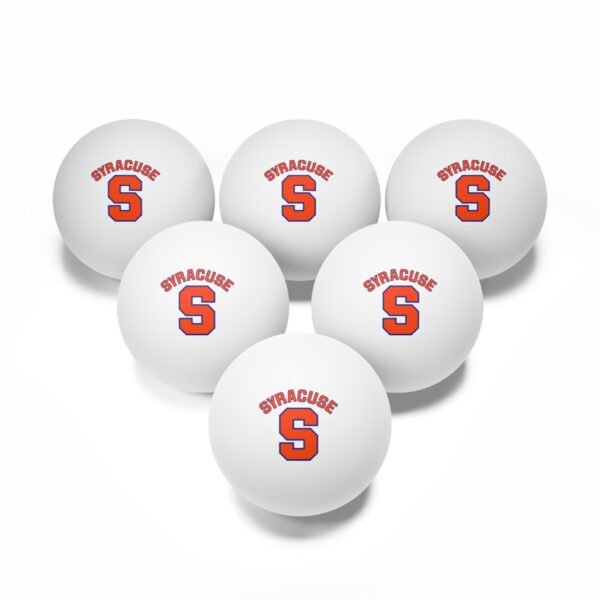 Syracuse Orange Ping Pong Balls, 6 pcs - Image 2