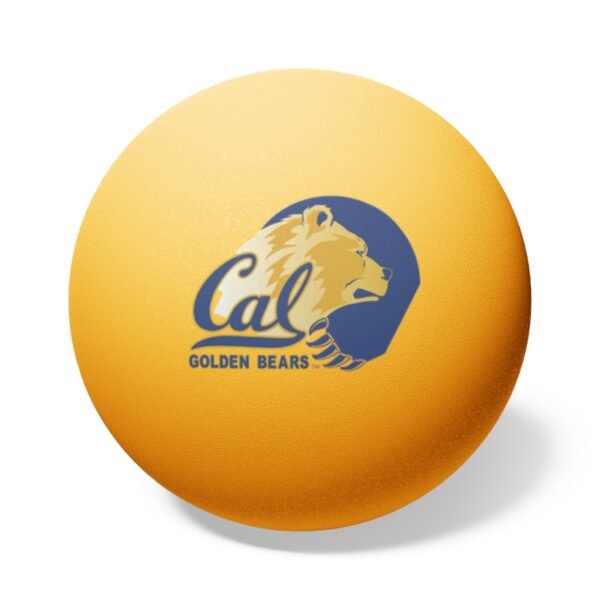 California Golden Bears Ping Pong Balls, 6 pcs - Image 2