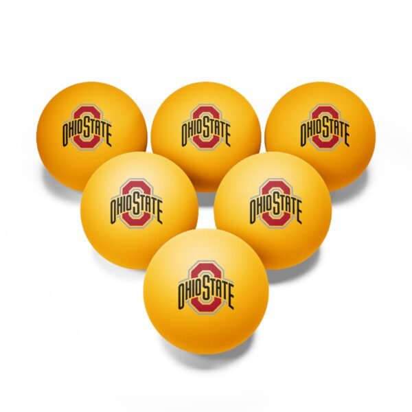 Ohio State Buckeyes Ping Pong Balls, 6 pcs - Image 3