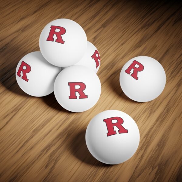 Rutgers Scarlet Knights Ping Pong Balls, 6 pcs - Image 8
