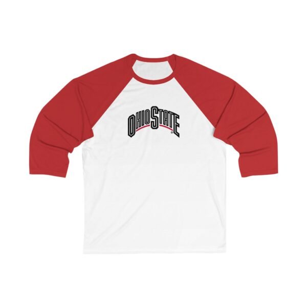 Ohio State Buckeyes Unisex 3/4 Sleeve Baseball Tee - Image 5