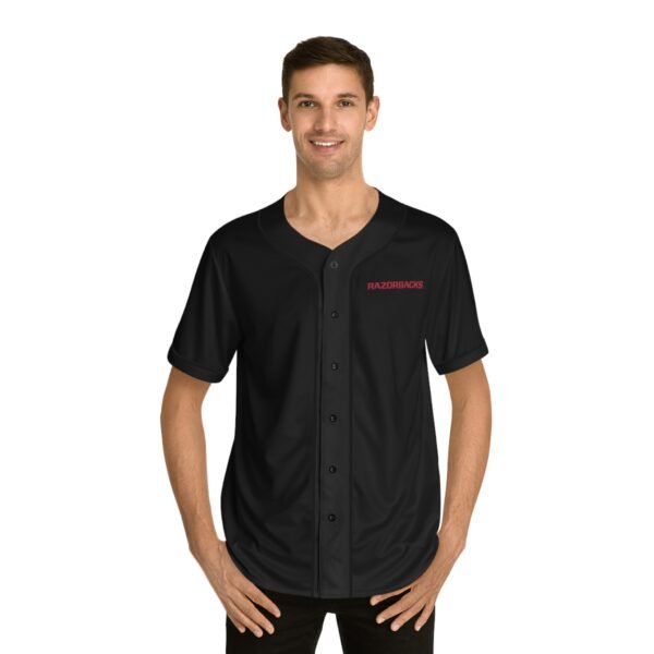 Arkansas Razorbacks Men's Baseball Jersey - Image 3