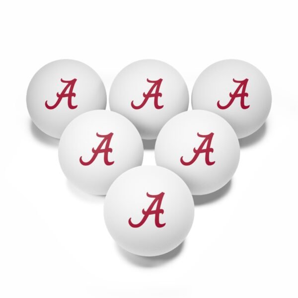 Alabama Crimson Tide Ping Pong Balls, 6 pcs - Image 2