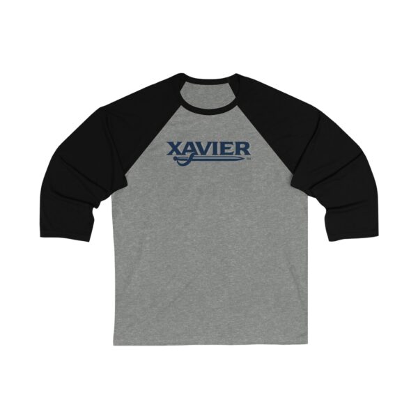 Xavier Musketeers Unisex 3/4 Sleeve Baseball Tee