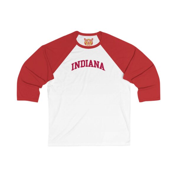 Indiana Hoosiers Unisex 3/4 Sleeve Baseball Tee