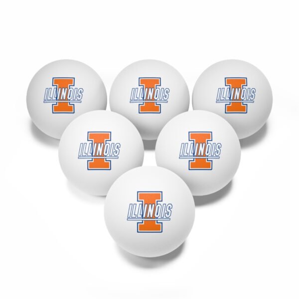 Illinois Fighting Illini Ping Pong Balls, 6 pcs - Image 6