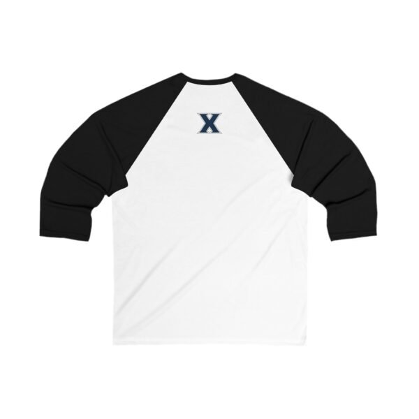 Xavier Musketeers Unisex 3/4 Sleeve Baseball Tee - Image 4