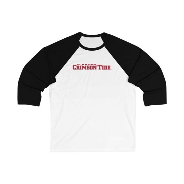 Alabama Crimson Tide Unisex 3/4 Sleeve Baseball Tee - Image 5