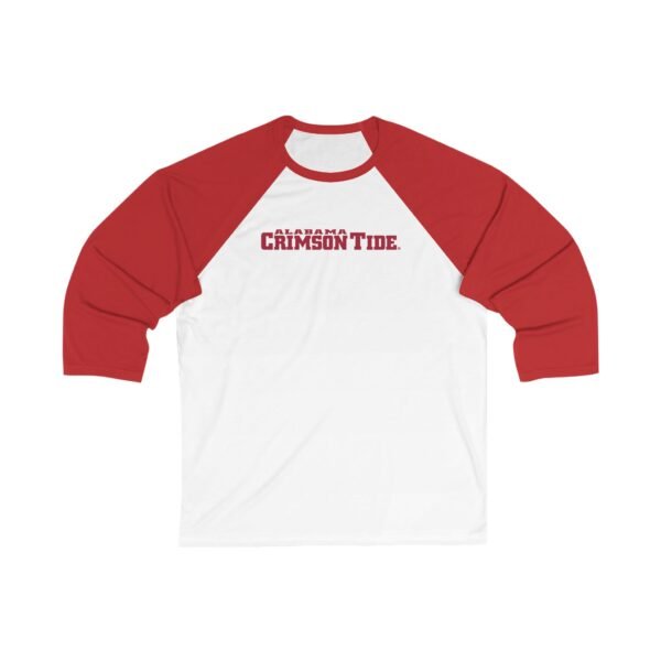Alabama Crimson Tide Unisex 3/4 Sleeve Baseball Tee - Image 7