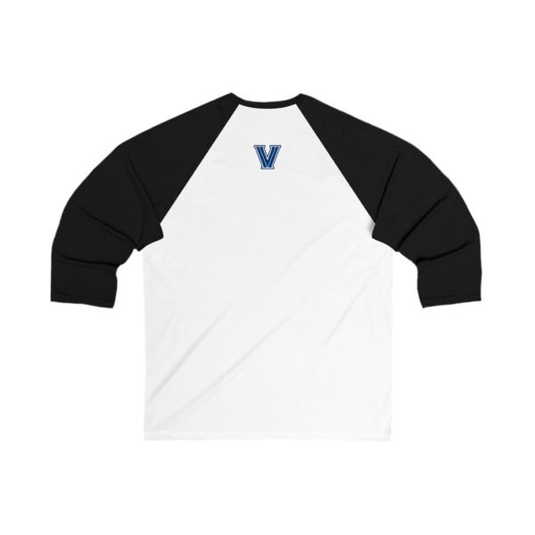 Villanova Wildcats Unisex 3/4 Sleeve Baseball Tee - Image 4