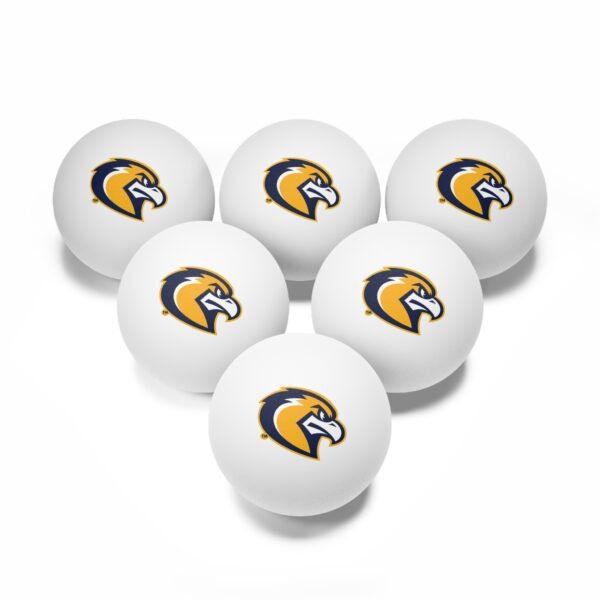 Marquette Golden Eagles Ping Pong Balls, 6 pcs - Image 2