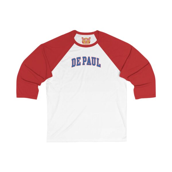 DePaul Blue Demons Unisex 3/4 Sleeve Baseball Tee - Image 9