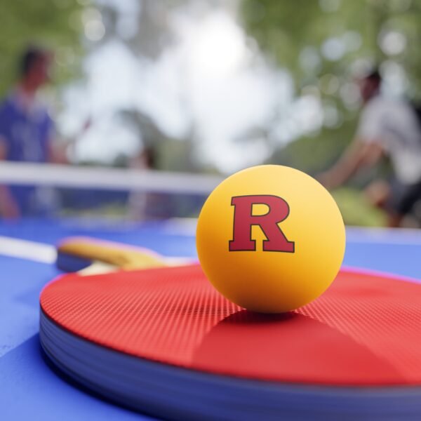 Rutgers Scarlet Knights Ping Pong Balls, 6 pcs
