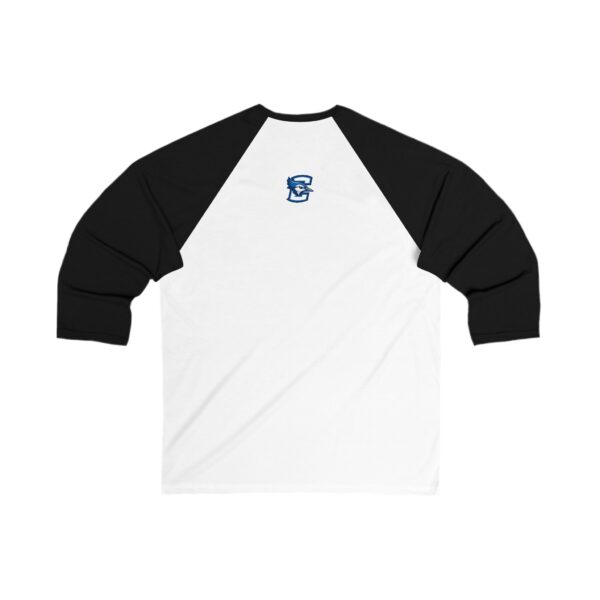 Creighton Bluejays Unisex 3/4 Sleeve Baseball Tee - Image 4